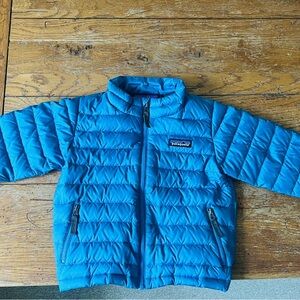 Patagonia Kids Bright Blue Down Sweater